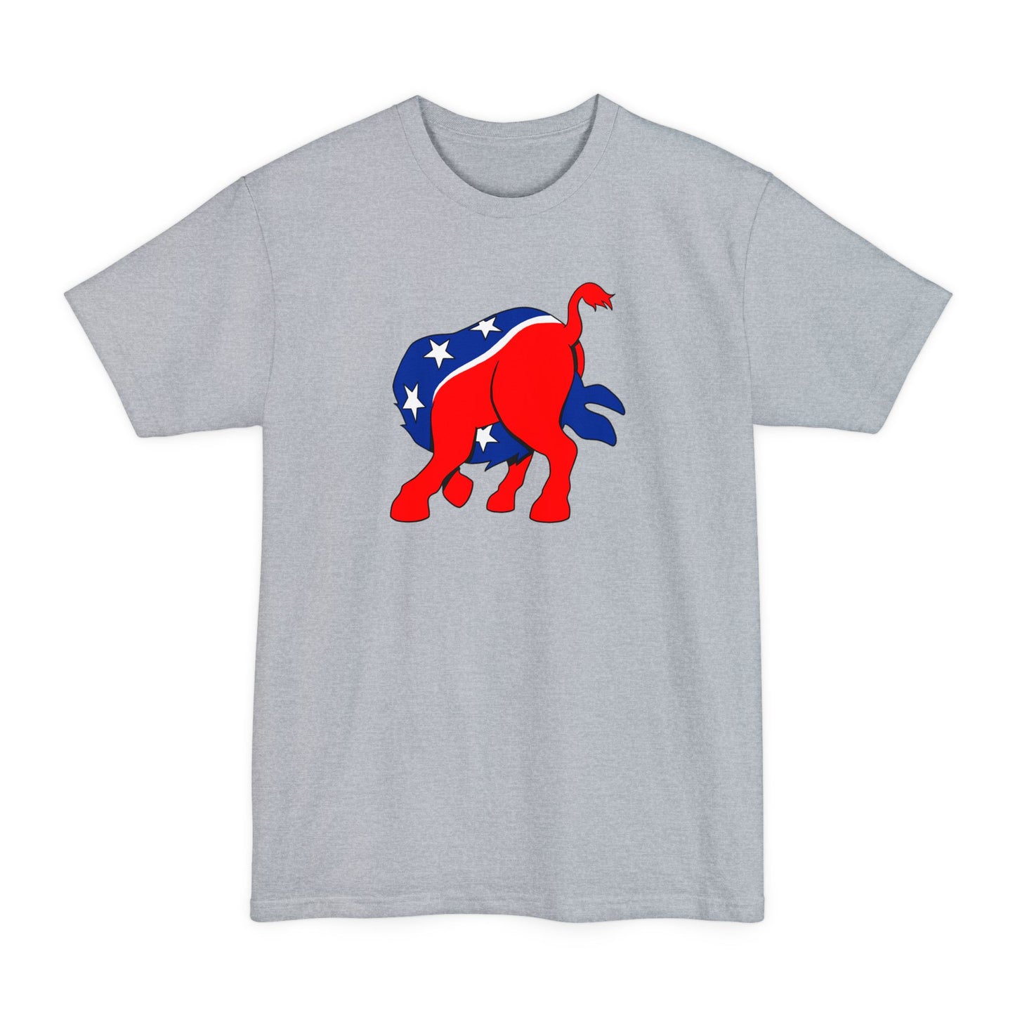 Democratic Donkey (Head Up It's Ass) - Men's Tall T-Shirt
