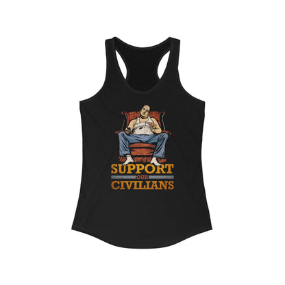 Support Our Civilians - Women's Racerback Tank