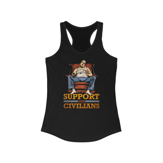 Support Our Civilians - Women's Racerback Tank
