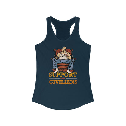 Support Our Civilians - Women's Racerback Tank