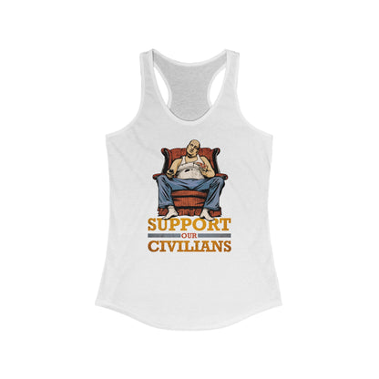 Support Our Civilians - Women's Racerback Tank