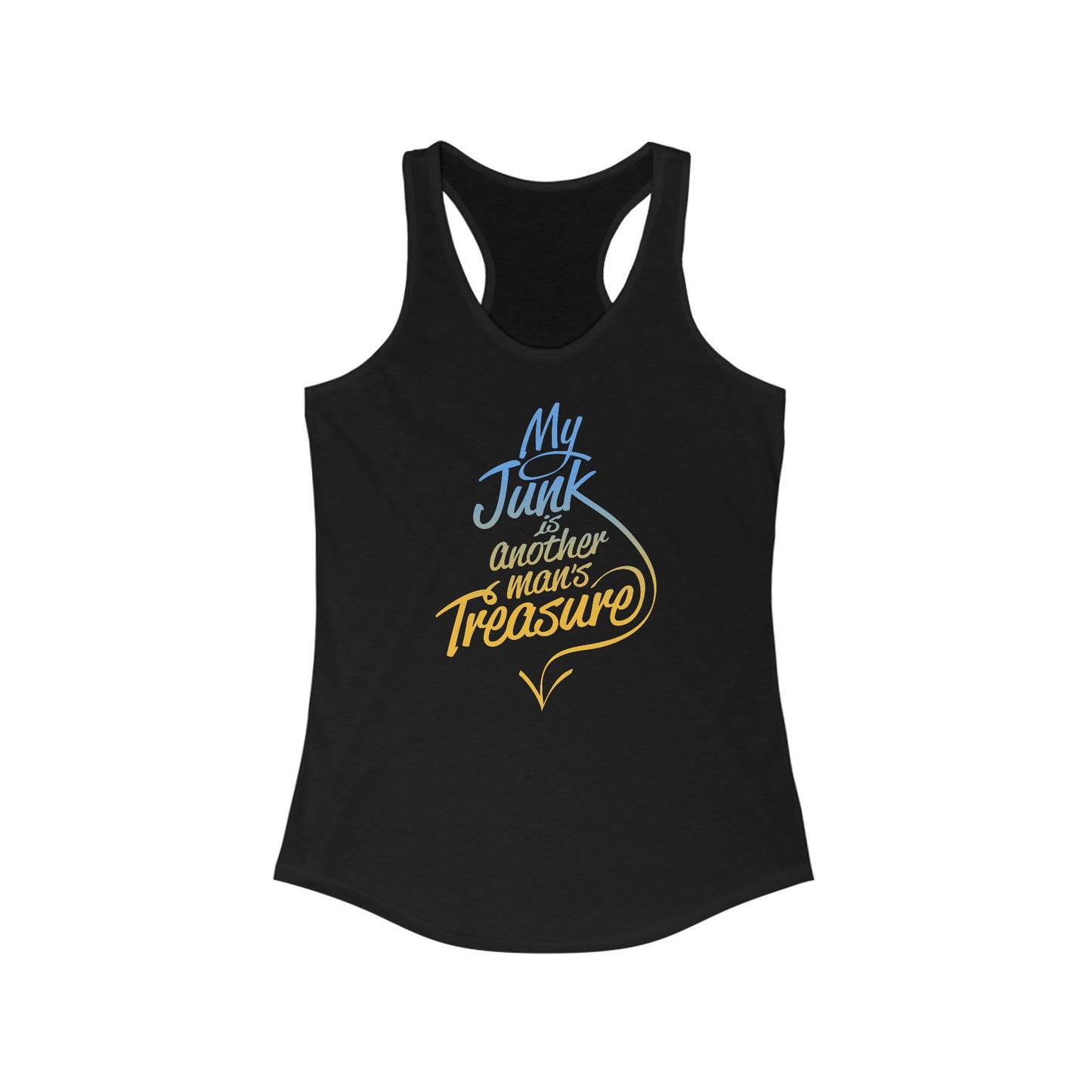 My Junk Is Another Man's Treasure - Women’s Racerback Tank