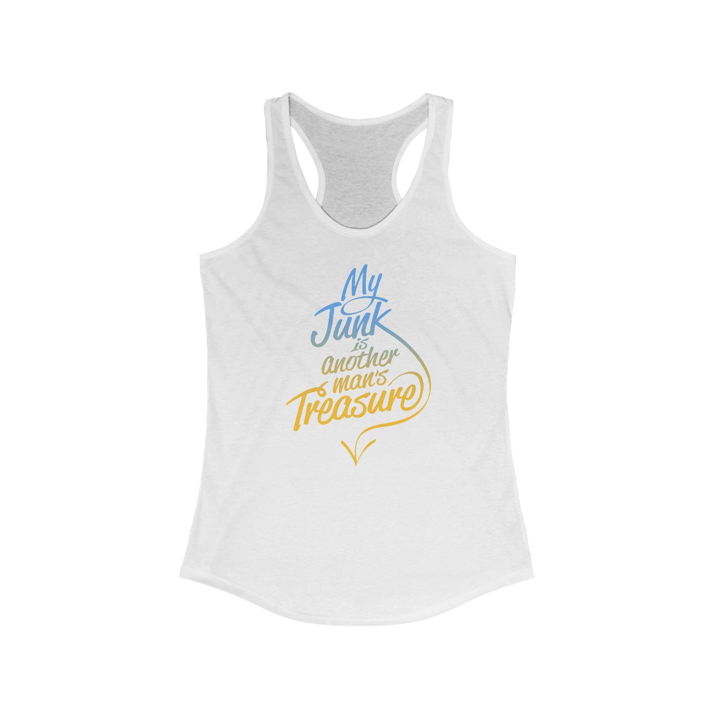My Junk Is Another Man's Treasure - Women’s Racerback Tank
