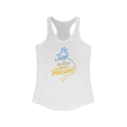 My Junk Is Another Man's Treasure - Women’s Racerback Tank