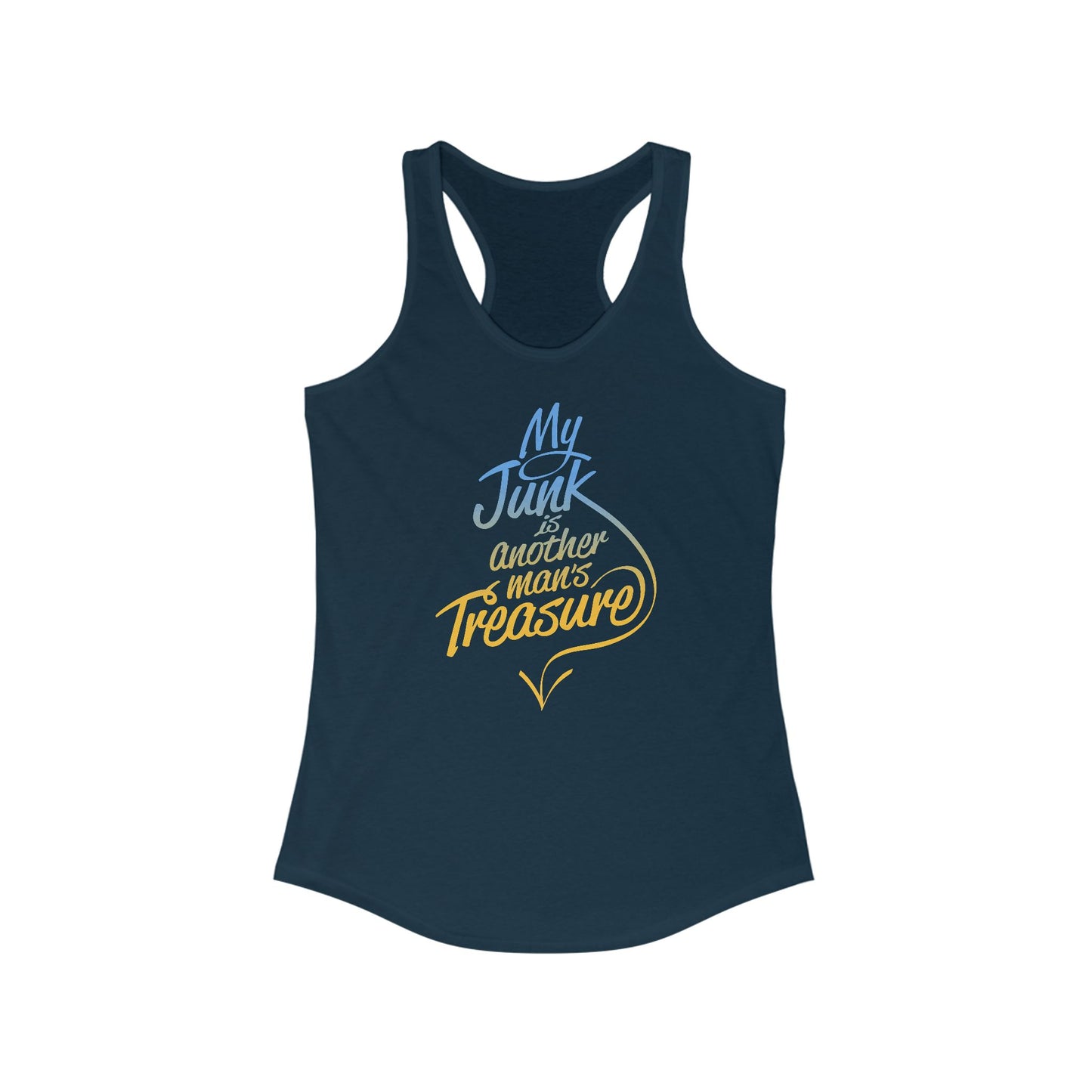 My Junk Is Another Man's Treasure - Women’s Racerback Tank