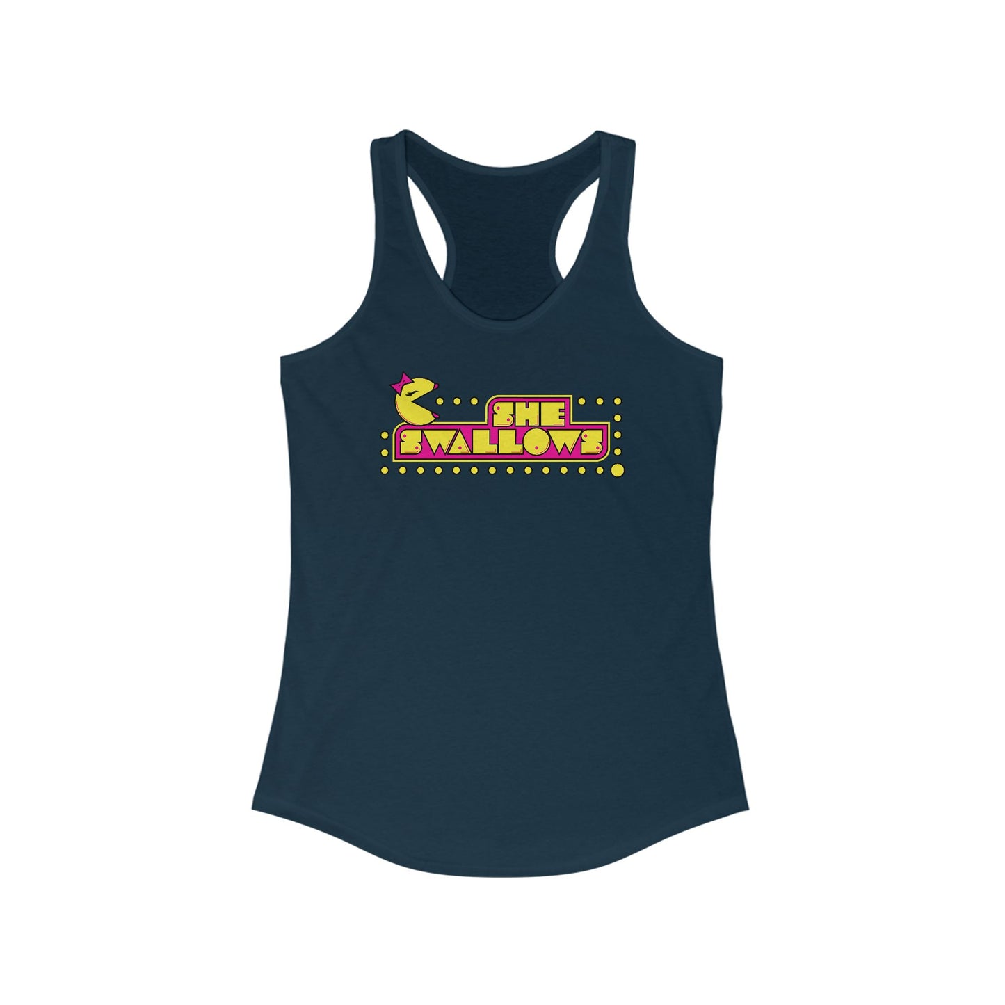 She Swallows - Women's Racerback Tank