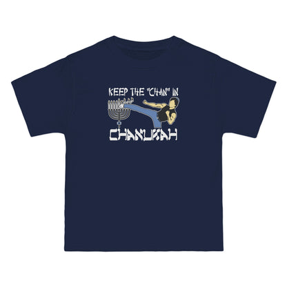 Keep The Chan In Chanukah - Men's Heavyweight T-Shirt