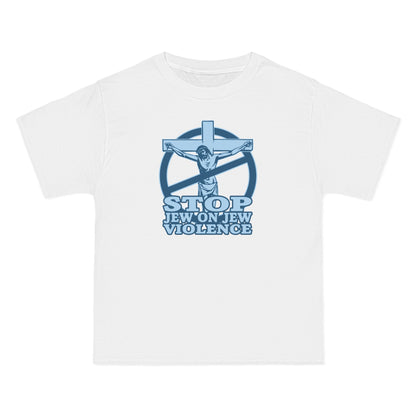 Stop Jew On Jew Violence - Men's Heavyweight T-Shirt