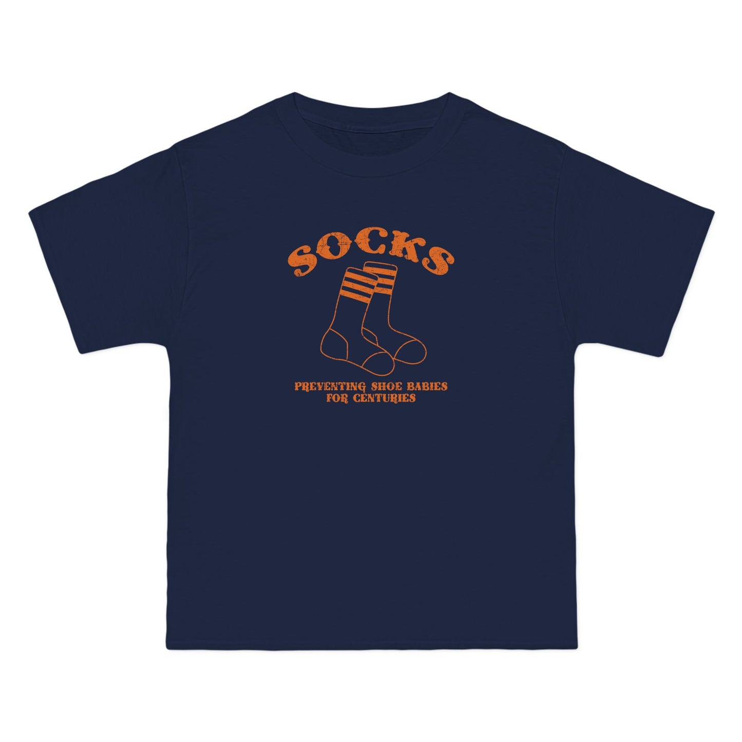 Socks - Preventing Shoe Babies For Centuries - Men's Heavyweight T-Shirt