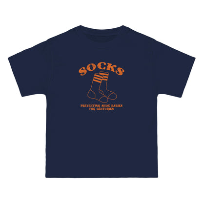 Socks - Preventing Shoe Babies For Centuries - Men's Heavyweight T-Shirt