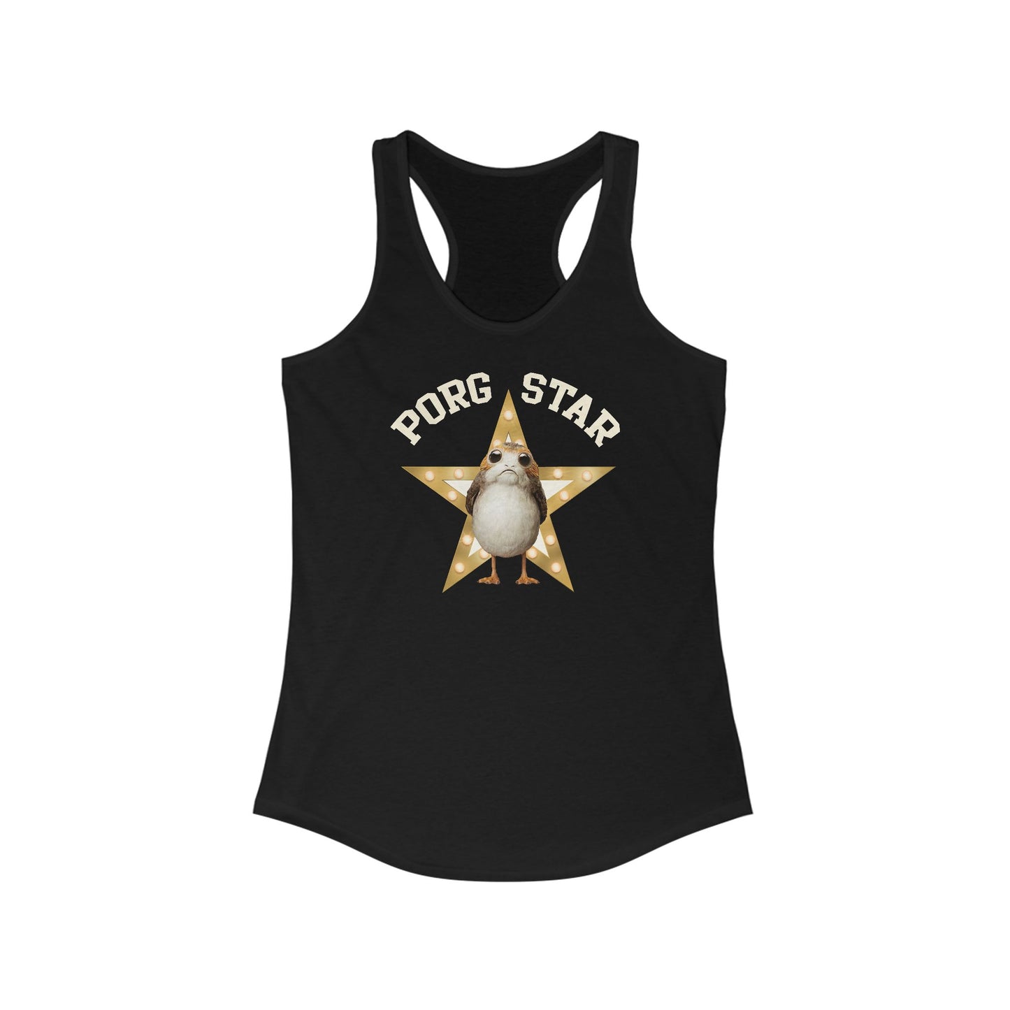 Porg Star - Women's Racerback Tank