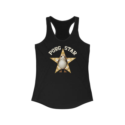 Porg Star - Women's Racerback Tank