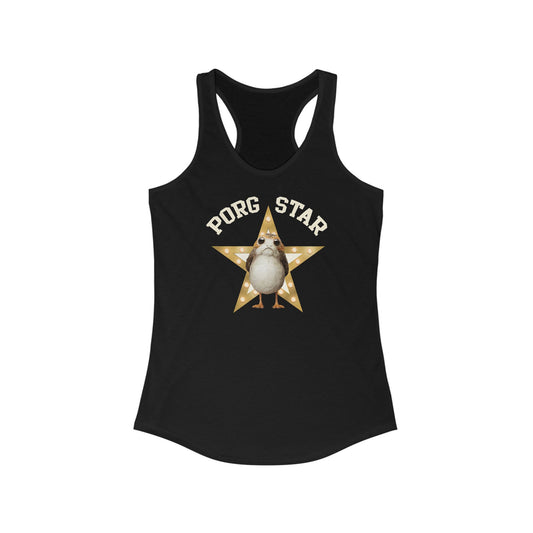 Porg Star - Women's Racerback Tank