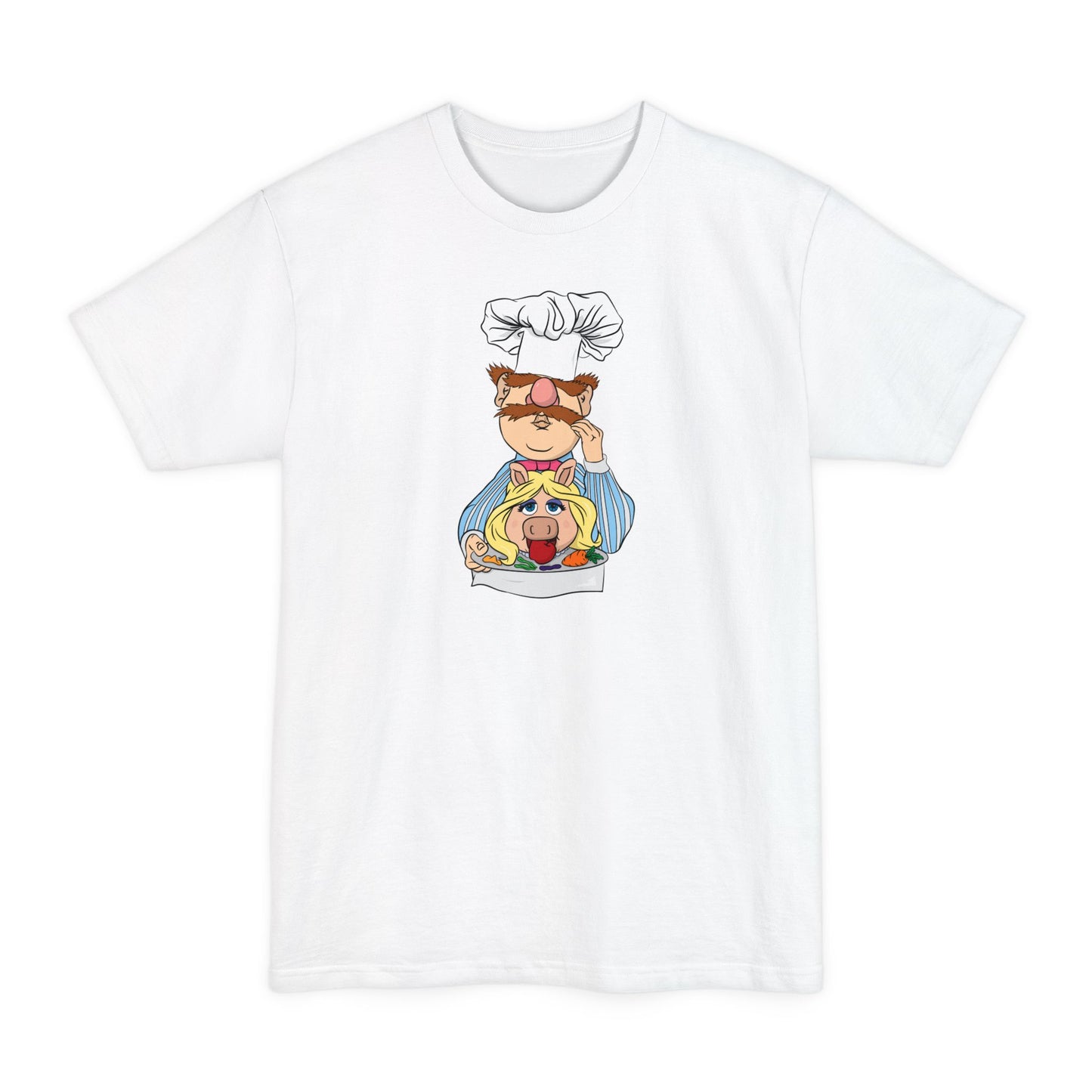 Chef's Special (Swedish Chef Serving Up Miss Piggy On A Platter) - Men's Tall T-Shirt