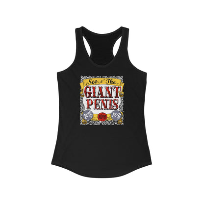See The Giant Penis - Women's Racerback Tank