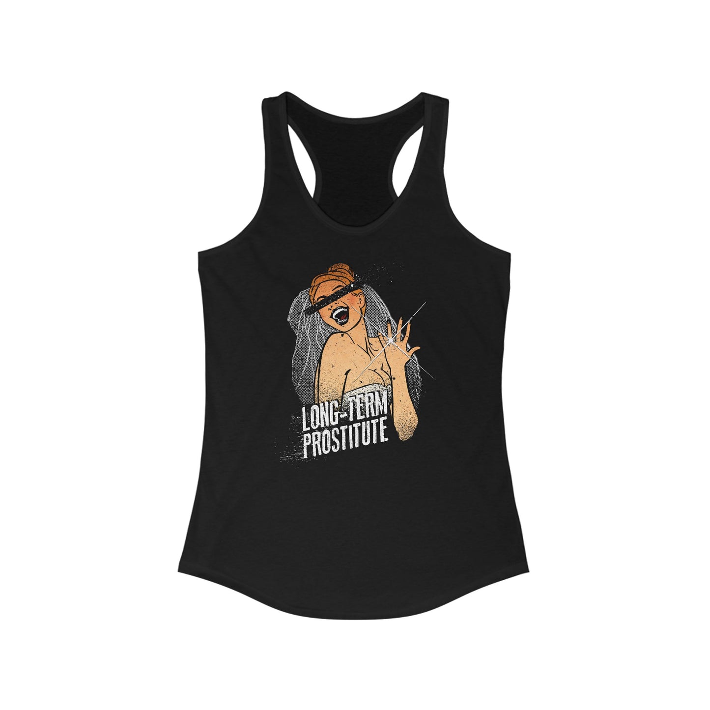 Long-Term Prostitute - Women's Racerback Tank
