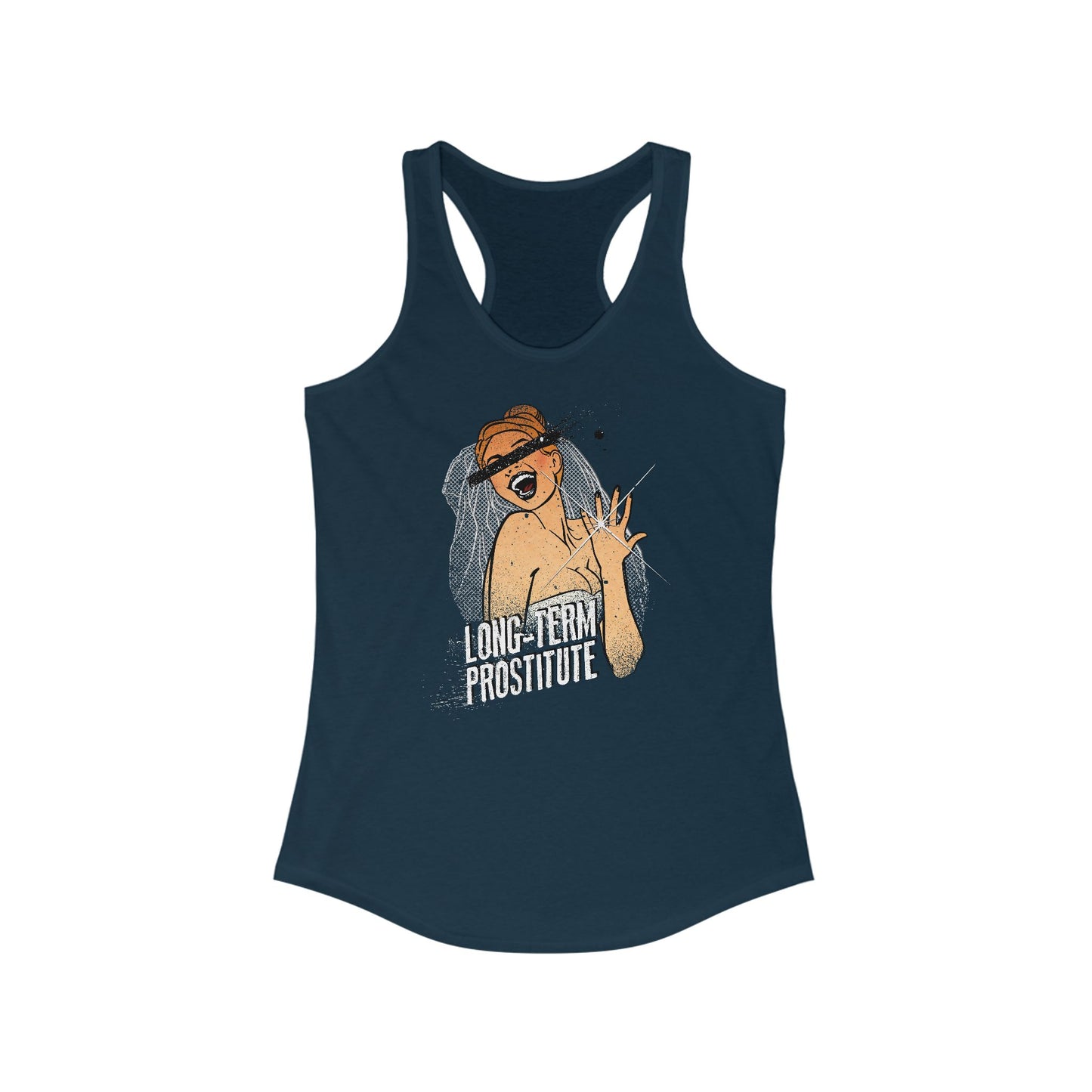 Long-Term Prostitute - Women's Racerback Tank