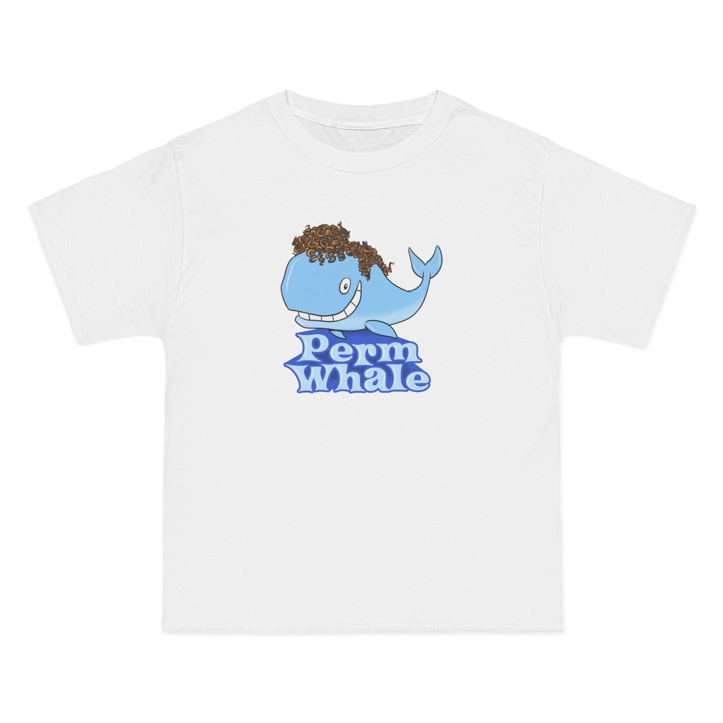 Perm Whale - Men's Heavyweight T-Shirt