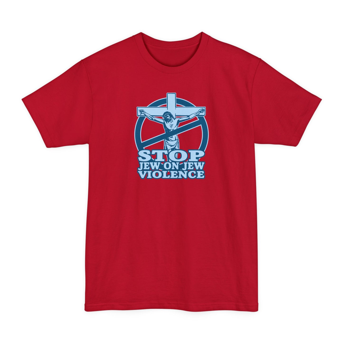 Stop Jew On Jew Violence - Men's Tall T-Shirt