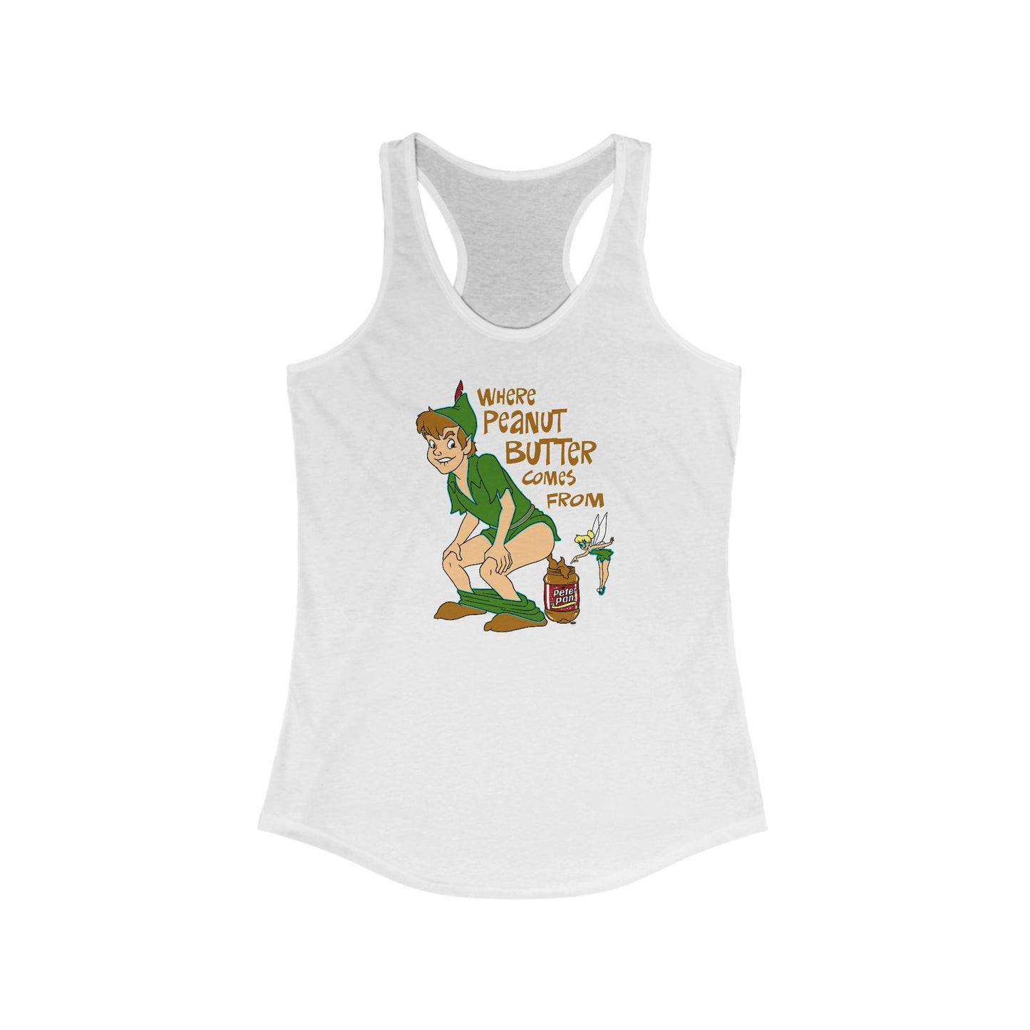 Where Peanut Butter Comes From - Women's Racerback Tank