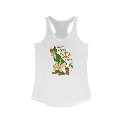 Where Peanut Butter Comes From - Women's Racerback Tank