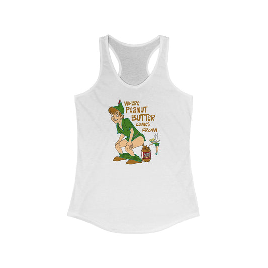 Where Peanut Butter Comes From - Women's Racerback Tank