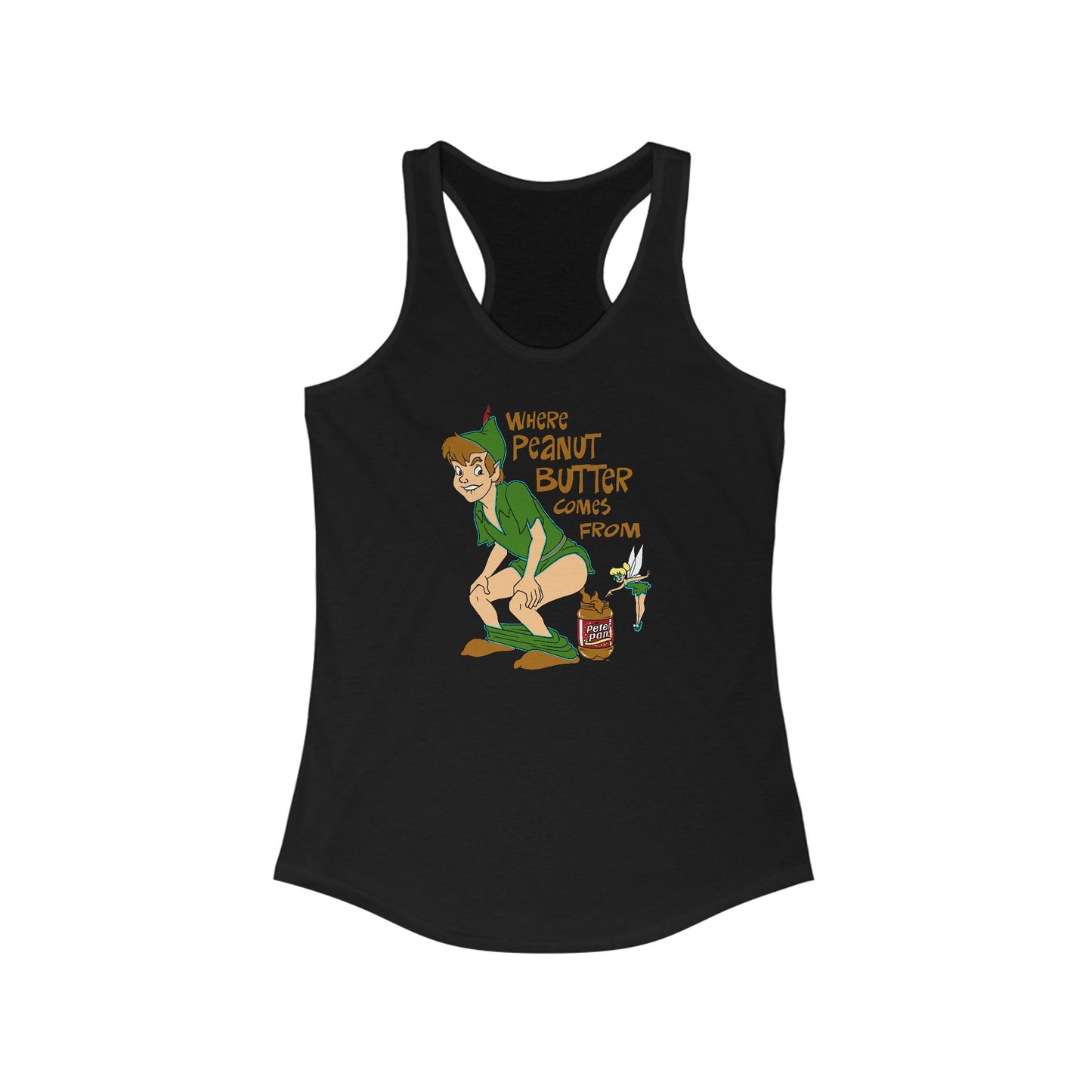 Where Peanut Butter Comes From - Women's Racerback Tank