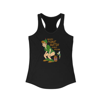 Where Peanut Butter Comes From - Women's Racerback Tank