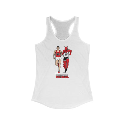 Running With The Devil - Women's Racerback Tank