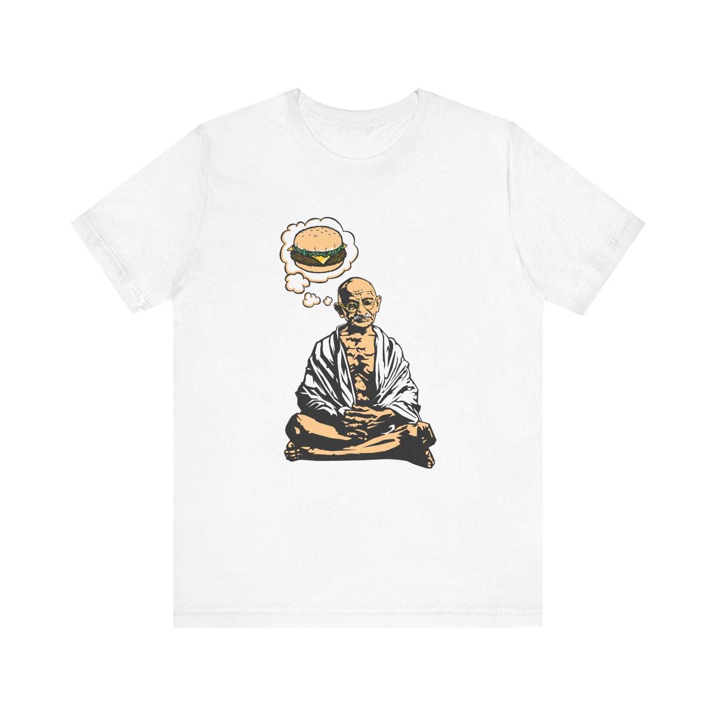 Gandhi Cheeseburger - Men's T-Shirt