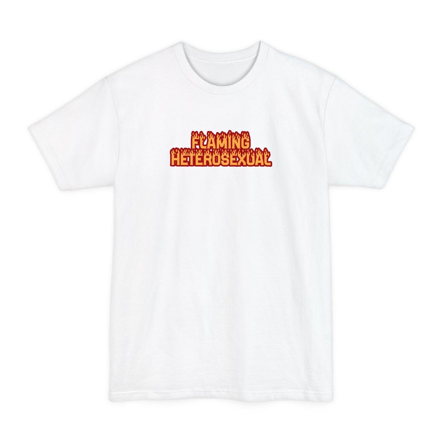 Flaming Heterosexual - Men's Tall T-Shirt