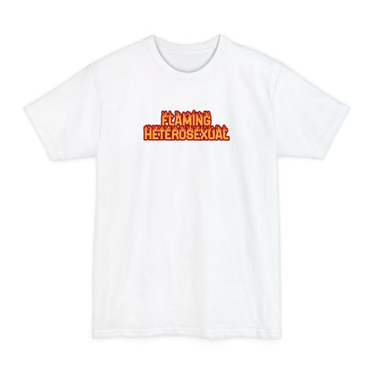 Flaming Heterosexual - Men's Tall T-Shirt