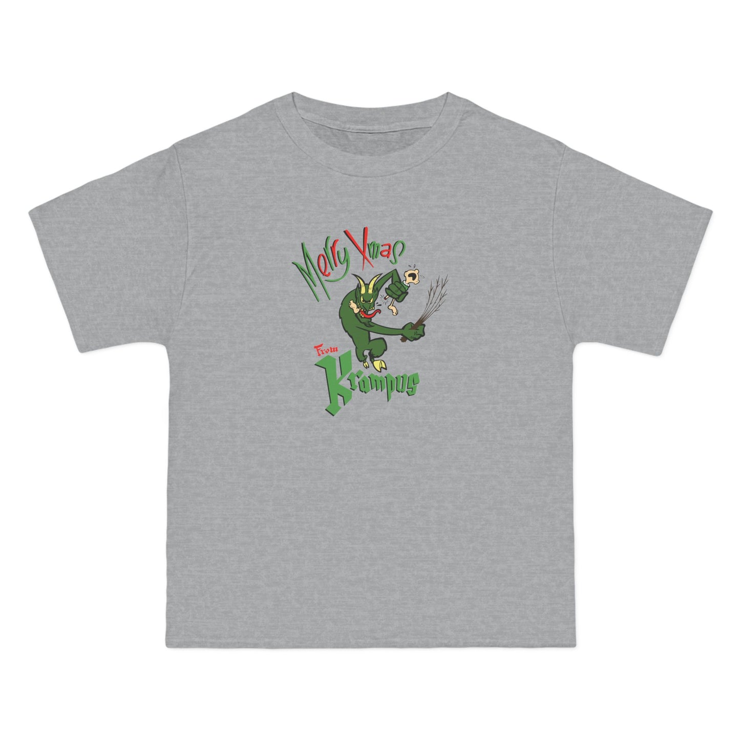 Merry Xmas From Krampus - Men's Heavyweight T-Shirt