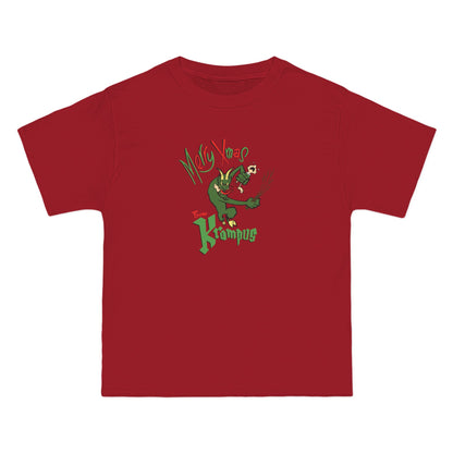 Merry Xmas From Krampus - Men's Heavyweight T-Shirt