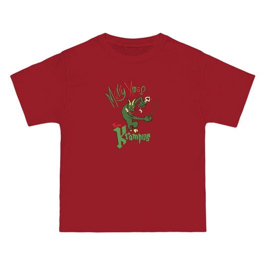 Merry Xmas From Krampus - Men's Heavyweight T-Shirt