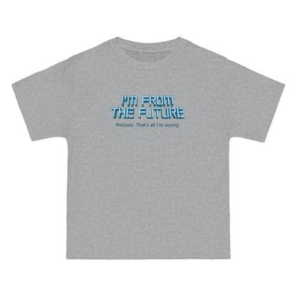 I'm From The Future - Pretzels. That's All I'm Saying. - Men's Heavyweight T-Shirt