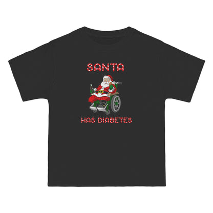 Santa Has Diabetes - Men's Heavyweight T-Shirt