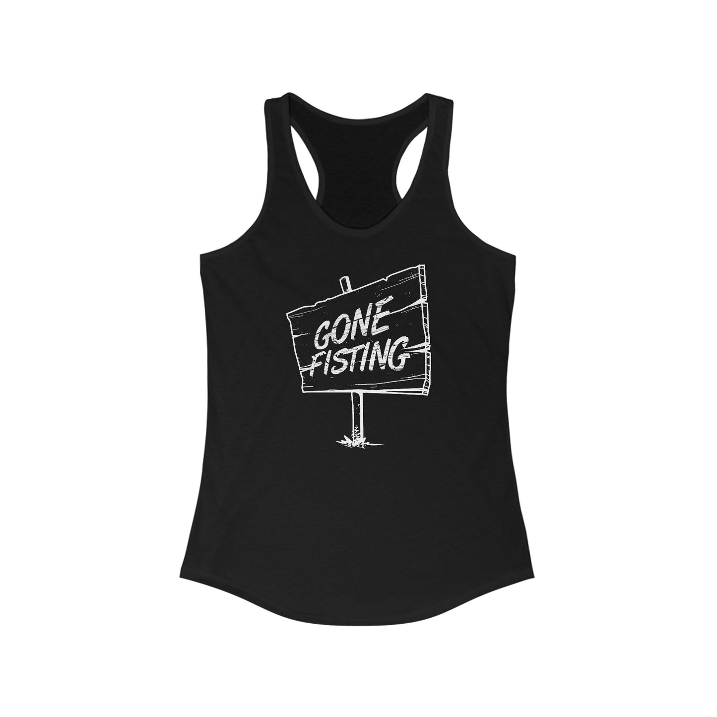 Gone Fisting - Women's Racerback Tank