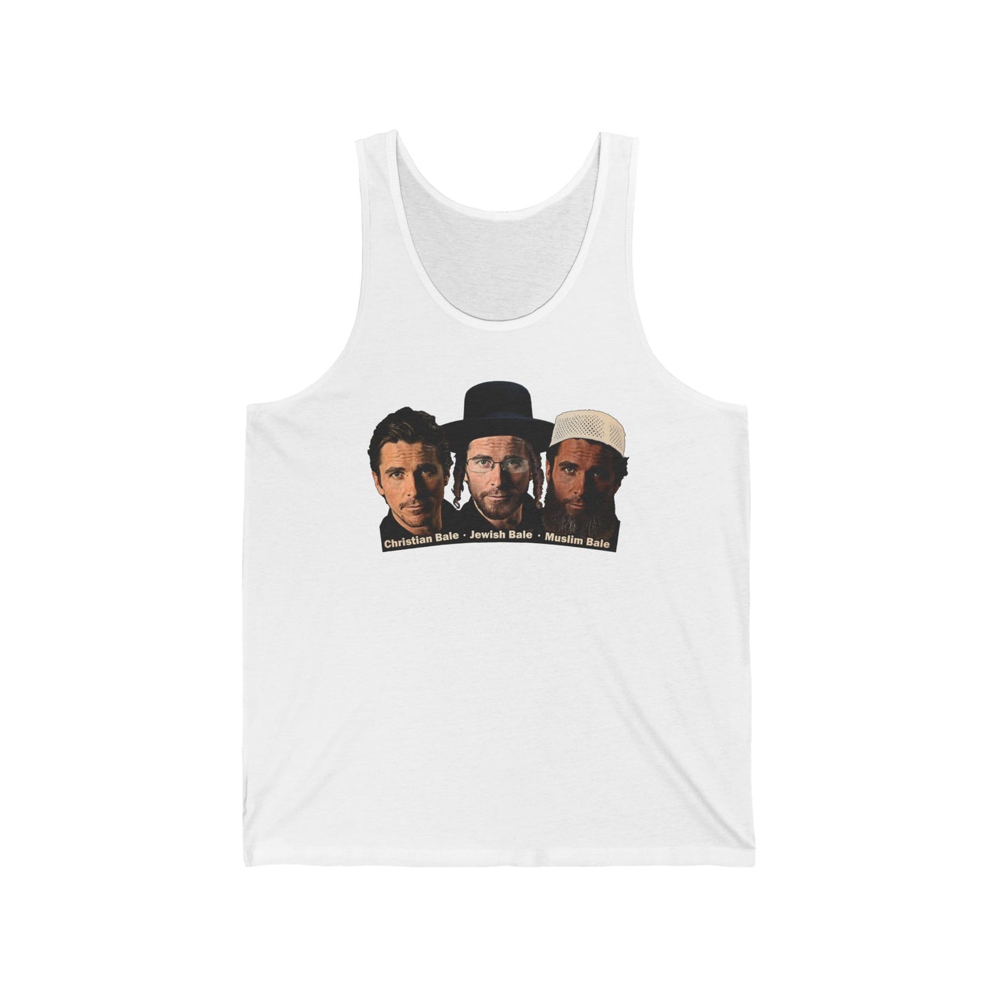 Christian Bale - Jewish Bale - Muslim Bale  - Unisex Tank