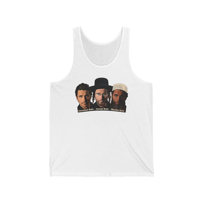 Christian Bale - Jewish Bale - Muslim Bale  - Unisex Tank