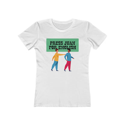 Press Jiun For English - Women’s T-Shirt