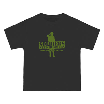 Soldiers Need Hummers - Please Help Support The Cause - Men's Heavyweight T-Shirt