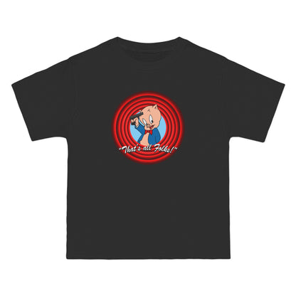 That's All Folks (Porky Pig) - Men's Heavyweight T-Shirt