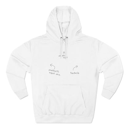 Unicorn Head Prosthetic Robot Arm Tentacle - Hoodie
