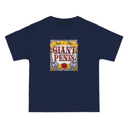 See The Giant Penis - Men's Heavyweight T-Shirt