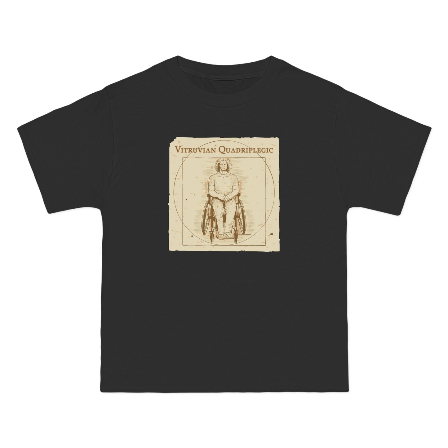 Vitruvian Quadriplegic - Men's Heavyweight T-Shirt