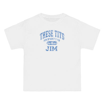 These Tits Property Of (Name) - Men's Tall T-Shirt