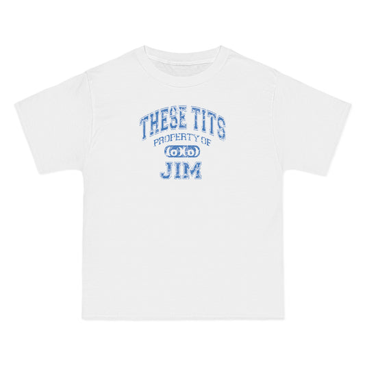 These Tits Property Of (Name) - Men's Tall T-Shirt