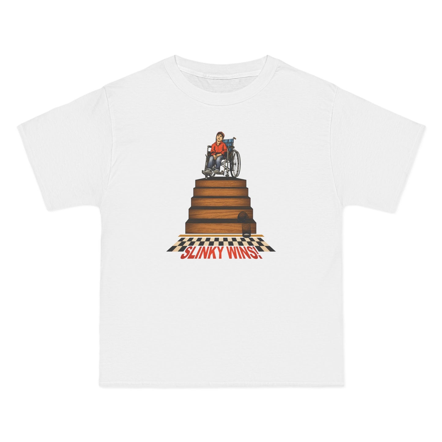 Slinky Wins! - Men's Heavyweight T-Shirt
