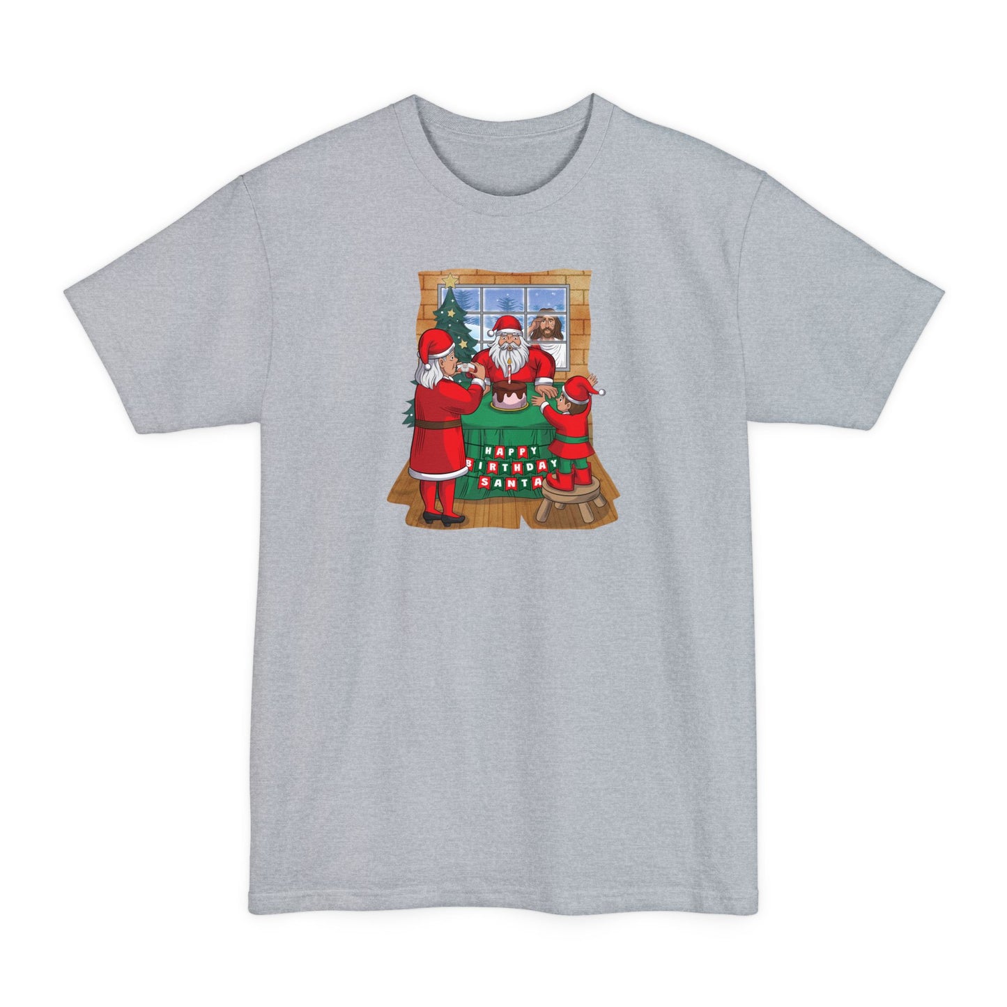 Happy Birthday Santa - Men's Tall T-Shirt
